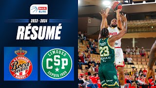 Monaco vs Limoges  Resume 20232024  LNB Officiel [upl. by Onibla357]