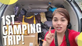 OUR FIRST FAMILY CAMPING EXPERIENCE ⎮ Rhon amp Pinchy Family [upl. by Ahsienar]