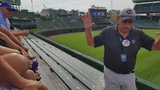 Wrigley Field Tour  Bleachers [upl. by Hpesoy]