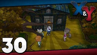 Pokémon X and Y  Episode 30  Laverre City and the Scary House [upl. by Eintihw]