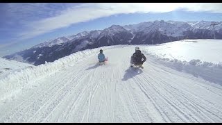 Sledding in Bramberg am Wildkogel [upl. by Niessuh]