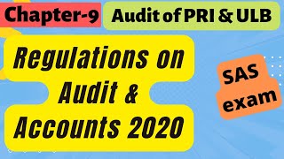 Audit of Panchayati Raj Institutions amp Urban Local bodies RAA 2020 Chapter9 [upl. by Ycat]