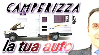 Dacia Lodgy camping  camperizza la tua auto [upl. by Novanod]