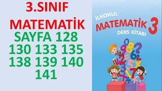 3 SINIF MEB MATEMATİK DERS KİTABI SAYFA 128 130 133 135 138 139 140 141 [upl. by Mina]