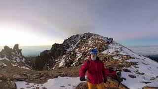 360VR 8K  Nevado de toluca amp Iztaccihuatl Mountain Ascent Summit View [upl. by Enelehcim674]