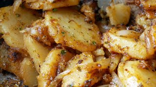 Were Having Skillet Potatoes and Onions for Breakfast  How to make Skillet Potatoes [upl. by Barbie]