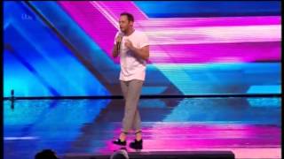 THE X FACTOR 2014 STAGE AUDITIONS  JAY JAMES [upl. by Animsay]