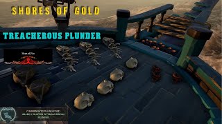 Treacherous plunder  Shores of Gold How to  Sea of thieves [upl. by Ikeda]