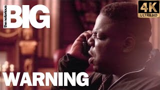 The Notorious BIG  Warning Remastered In 4K Official Music Video [upl. by Lisetta]