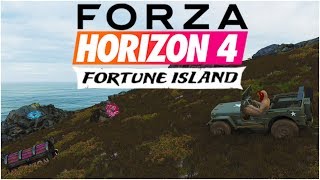 HOW TO SOLVE THE JEEP RIDDLE amp FIND THE 6TH TREASURE  Forza Horizon 4 Fortune Island Gameplay [upl. by Enirbas274]