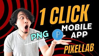 How to make PNG image in pixellab  Mobile tutorial [upl. by Philippa]