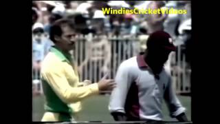 Viv Richards vs Denis Lillee Confrontation [upl. by Nimajnab]