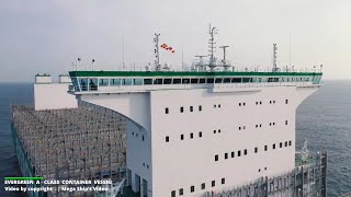 Evergreen AClass container ship  Ever Apex [upl. by Rimahs]