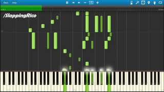 Queen Kylelandry arr Bohemian Rhapsody  Piano  Synthesia [upl. by Findley]