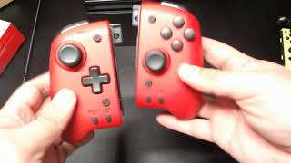 RED Hori Split Pad Pro Nintendo Switch Size Comparisons and Quick Impression [upl. by Merton]