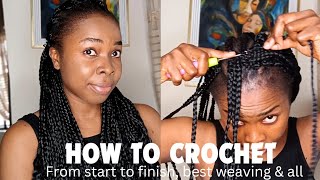 HOW TO Crochet braids Beginners friendly [upl. by Maura772]