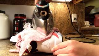 How to take creases out of white Infrared 6s [upl. by Dranal]