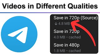 How to Watch and Download Telegram Videos in Different Qualities [upl. by Anire]
