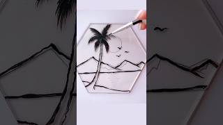 glass painting art painting shorts [upl. by Eedebez]