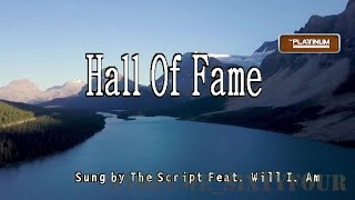 The Script ft WillIam  Hall Of Fame KaraokeLyricsInstrumental [upl. by Lehmann]