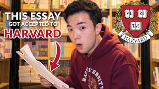 READING COLLEGE ESSAYS THAT GOT ADMITTED TO HARVARD UNIVERSITY [upl. by Saile]