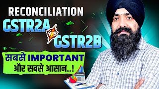 GSTR2A VS GSTR2B REONCILIATION  ITC RECONCILIATION  HOW TO CLAIM PROPERACCURATE ITC IN GSTR3B [upl. by Yasmar]