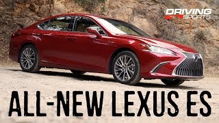 2019 Lexus ES 300h Hybrid Luxury Sedan Hits the Canyon Roads Full Review [upl. by Sjoberg241]