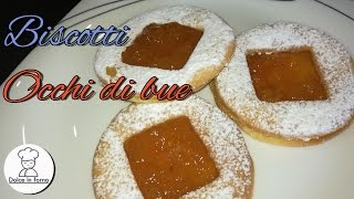 Biscotti Occhi di bue ricetta gustosa [upl. by Sellers]