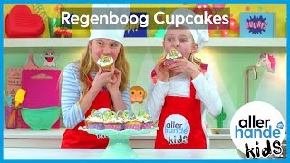 Regenboogcupcakes  Allerhande [upl. by Stew360]