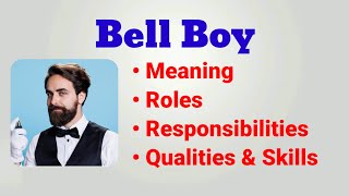 Bell boy work  job description  roles responsibilities duty  bell man work in hotel [upl. by Sorcim]