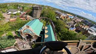 Plopsaland De Panne The Ride To Happiness Back Car POV April 2024 [upl. by Harberd]