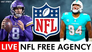 NFL Free Agency 2024 LIVE  Day 1 Latest Signings News amp Tracker  Kirk Cousins Saquon Barkley [upl. by Novyat]