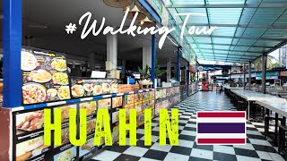 Huahin Soi 88  Baan Khun Por Food Court  WALKING TOUR  Hua Hin Thailand  asaniPOV [upl. by Elleinet]