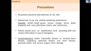 Prescribing Anticraving agents I  Disulfiram Acamprosate and Naltrexone by Dr Pawan Khadse [upl. by Losse]