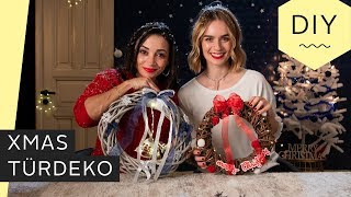 DIY Türkranz für Weihnachten mit Eylem von refashion  Roombeez – powered by OTTO [upl. by Marian]