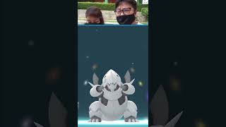 Mega Aggron Evolution in Pokemon GO shorts pokemongo [upl. by Mireille]