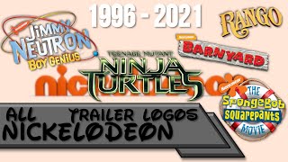 All Nickelodeon Trailer Logos 19962021 [upl. by Adelice895]