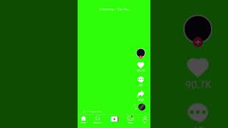 TikTok Overlay Green Screen Motion Graphics 4K 30fps Copyright Free videoediting effects green [upl. by Nyltiak]