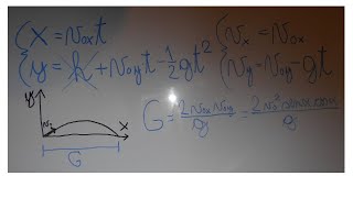 Ottenere formula gittata nel lancio obliquo gittata massima [upl. by Dyson]