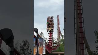 Diamondback at Kings Island Is INSANE kingsisland rollercoaster amusementpark shorts [upl. by Assanav]