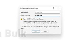 How to set Administrator Password in Windows 11 107 [upl. by Rebbecca]