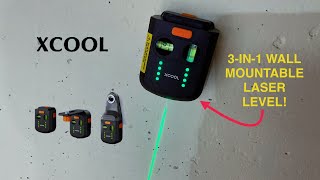 Honest Review of XCOOL 3inOne WallMountable 131’ Laser Line Level [upl. by Burkitt]