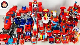 Red Color Transformers 30 Vehicle Transformation Robot Car Dinobot Rescue Bots Toys [upl. by Bord957]