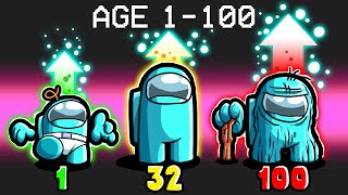 Age 1 To 100 in Among Us [upl. by Gow]