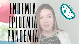 Endemia Epidemia e Pandemia  PROF MARI EXPLICA [upl. by Martinson965]