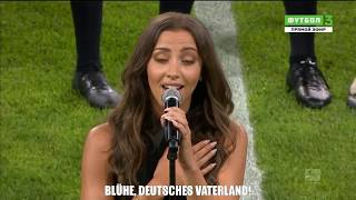 German National Anthem by Namika Allianz Arena Stadium Munich with Subtitles [upl. by Yvonner]