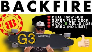 G3 Comprehensive review and first ride of the Backfire G3 [upl. by Maisel207]