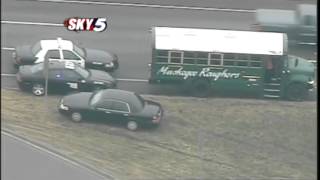 Muskogee school bus involved in crash in OKC [upl. by Cohbath799]