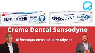 Creme Dental Sensodyne diferenças entre as sensodynes dralexguedes SensodyneBR [upl. by Bailie448]