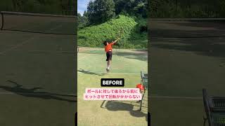 【テニス】回転系サーブの打ち方 tennisplayer tennis 金大テニス部 金沢大学 テニス テニス上達 [upl. by Nirrek827]